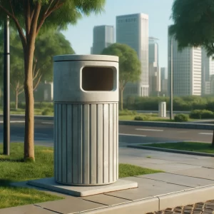 Canecas de Basura de Concreto